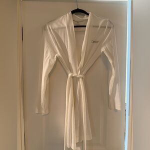 Calvin Klein White Lightweight Robe